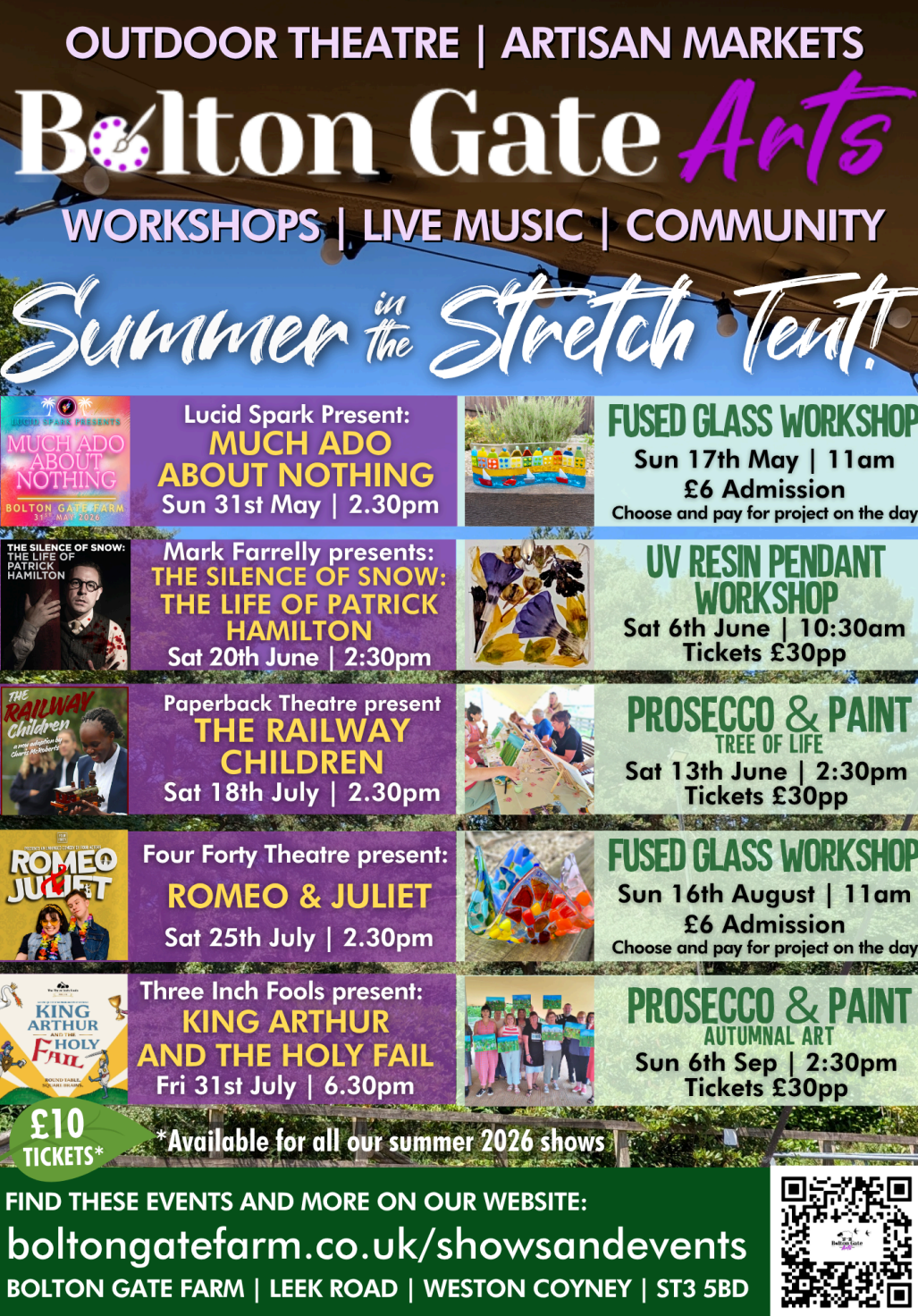Bolton Gate Arts Events