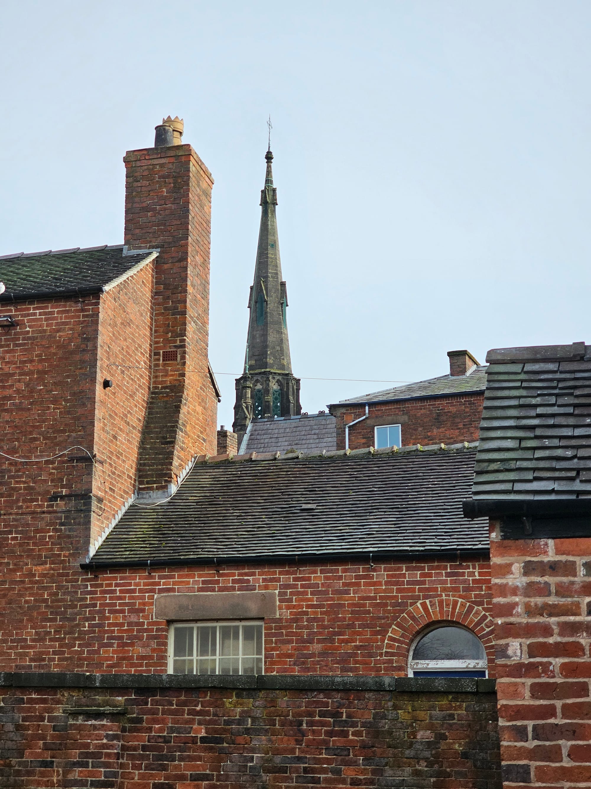Trinity Church on Derby Street, originally designed by William Sugden in the Gothic Revival style - image by The Red Haired Stokie