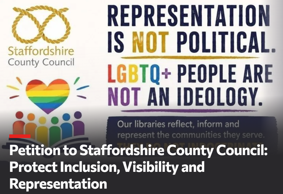 Internal Email Reveals Staffordshire Libraries Were Ordered To Remove Pride Displays As Questions Mount Over Council Policy