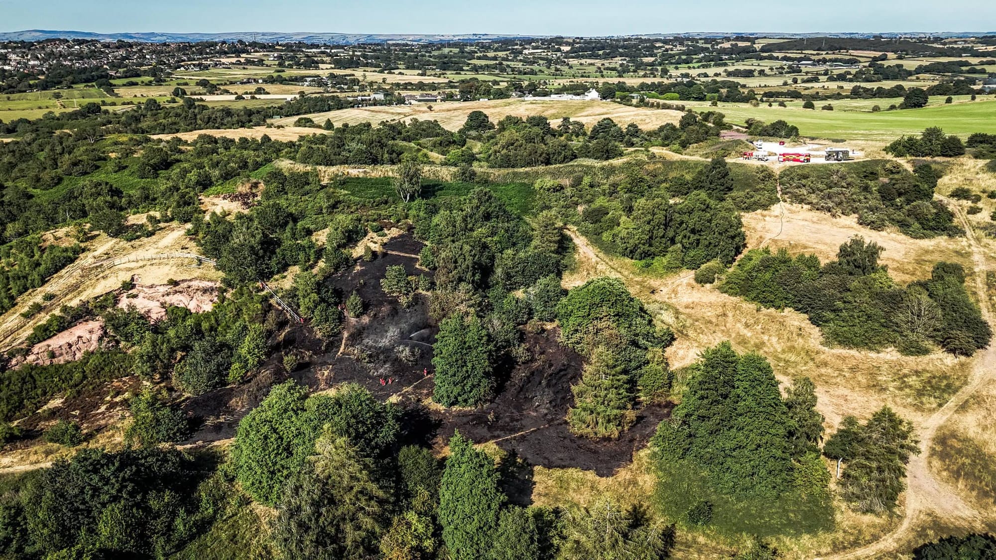 Police appeal after multiple deliberate fires at Park Hall Country Park