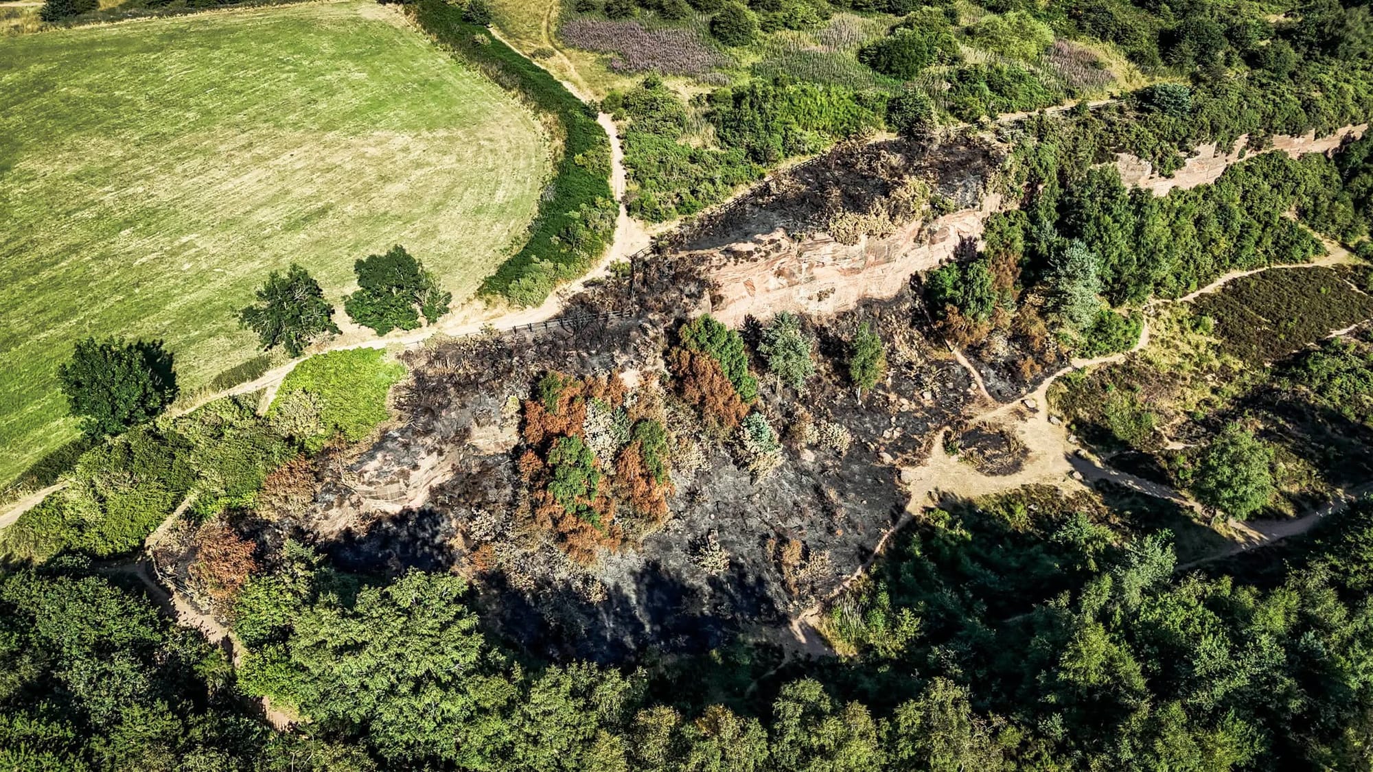 Police appeal after multiple deliberate fires at Park Hall Country Park