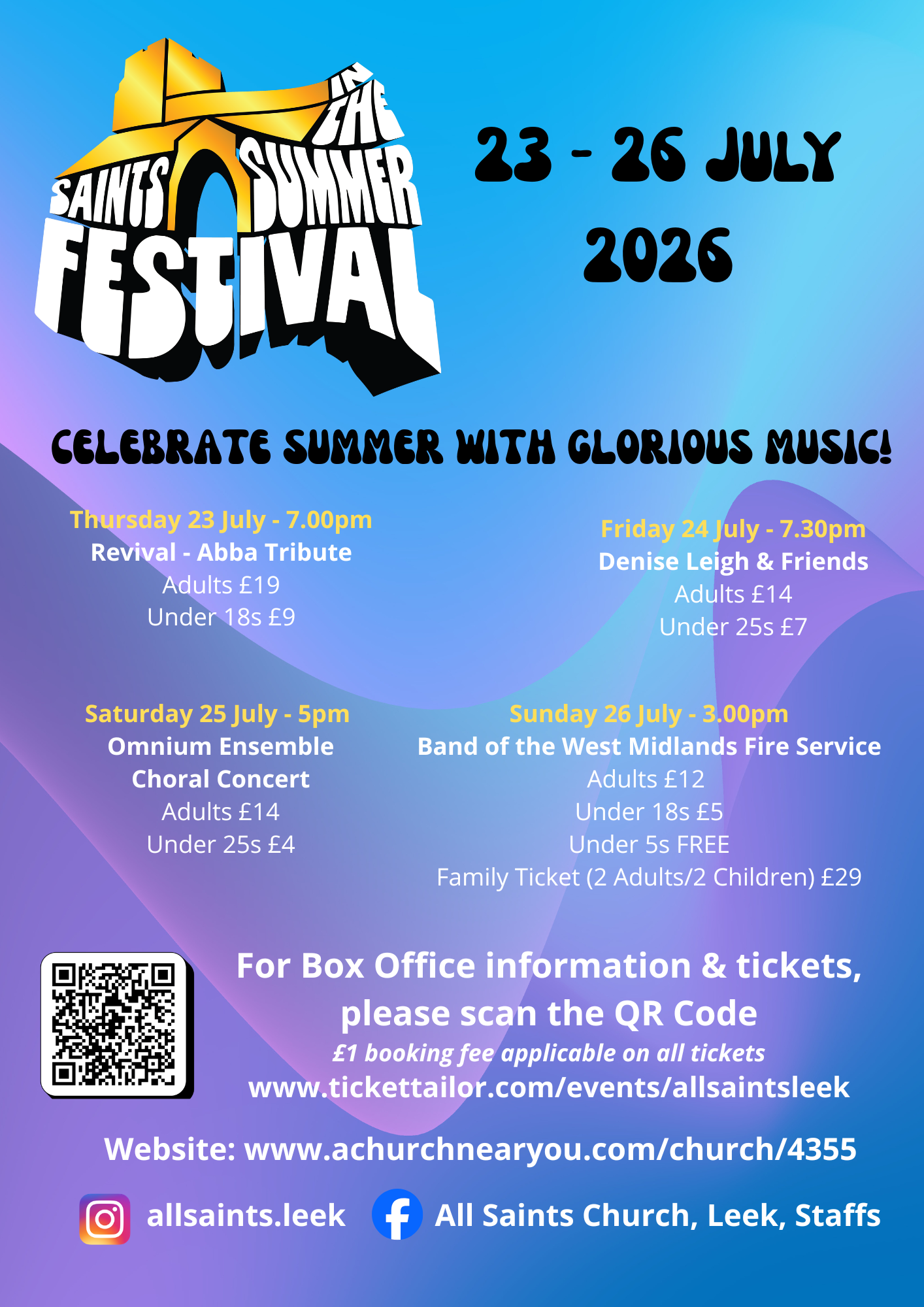 Saints in the Summer brings four days of glorious music to All Saints, Leek