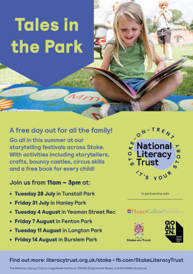 Storytelling magic returns to Stoke as Tales in the Park celebrates its fifth year