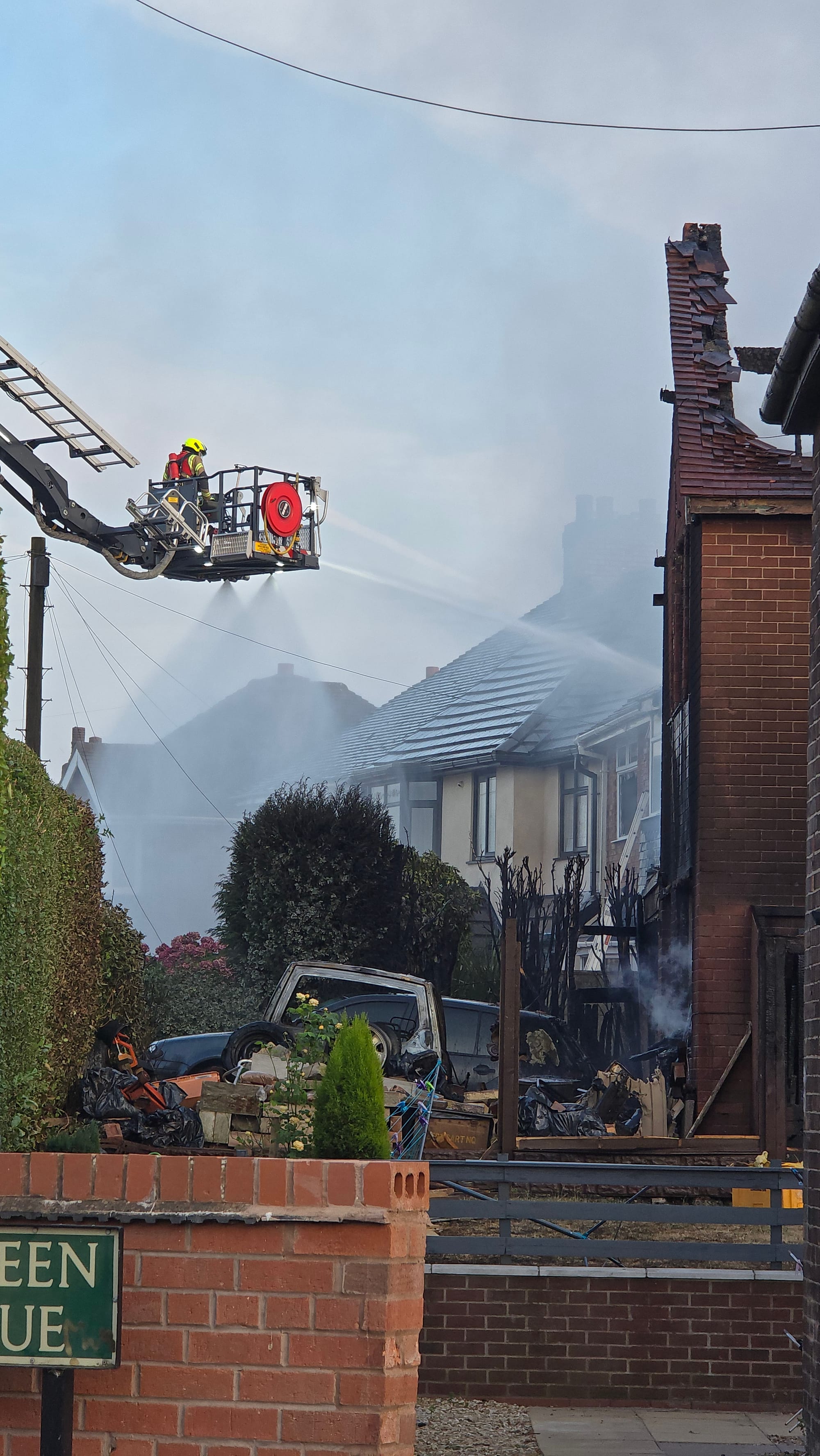 Major Sandyford fire damages homes as crews tackle multiple large fires in Staffordshire in 24 hours