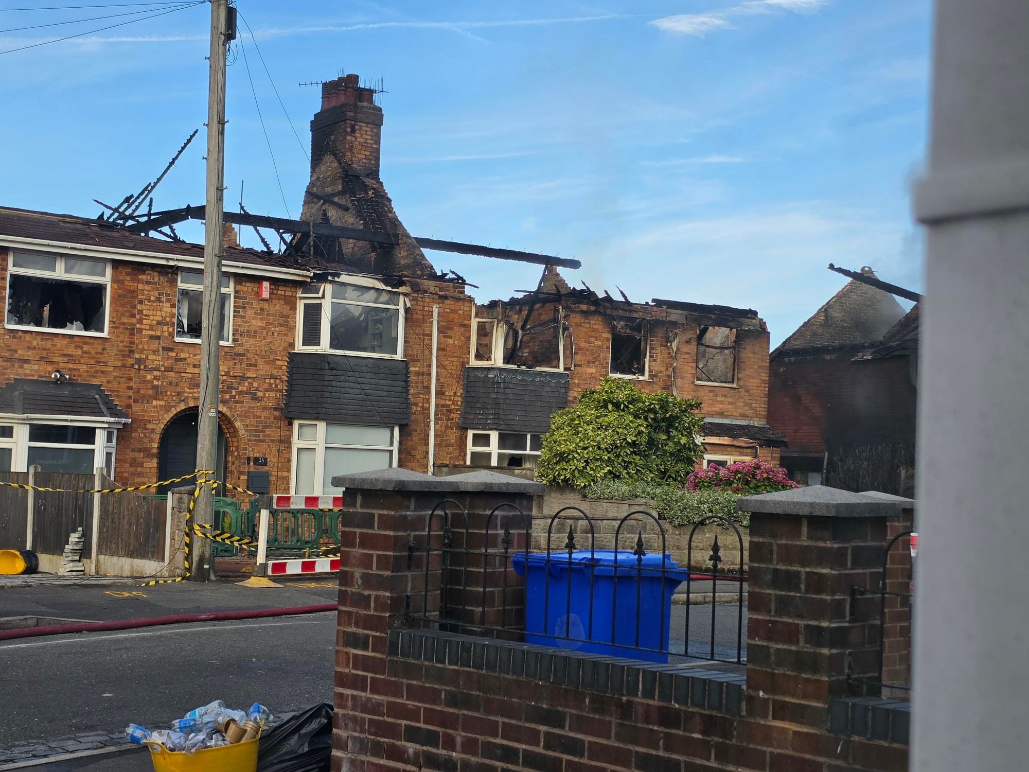 Major Sandyford fire damages homes as crews tackle multiple large fires in Staffordshire in 24 hours