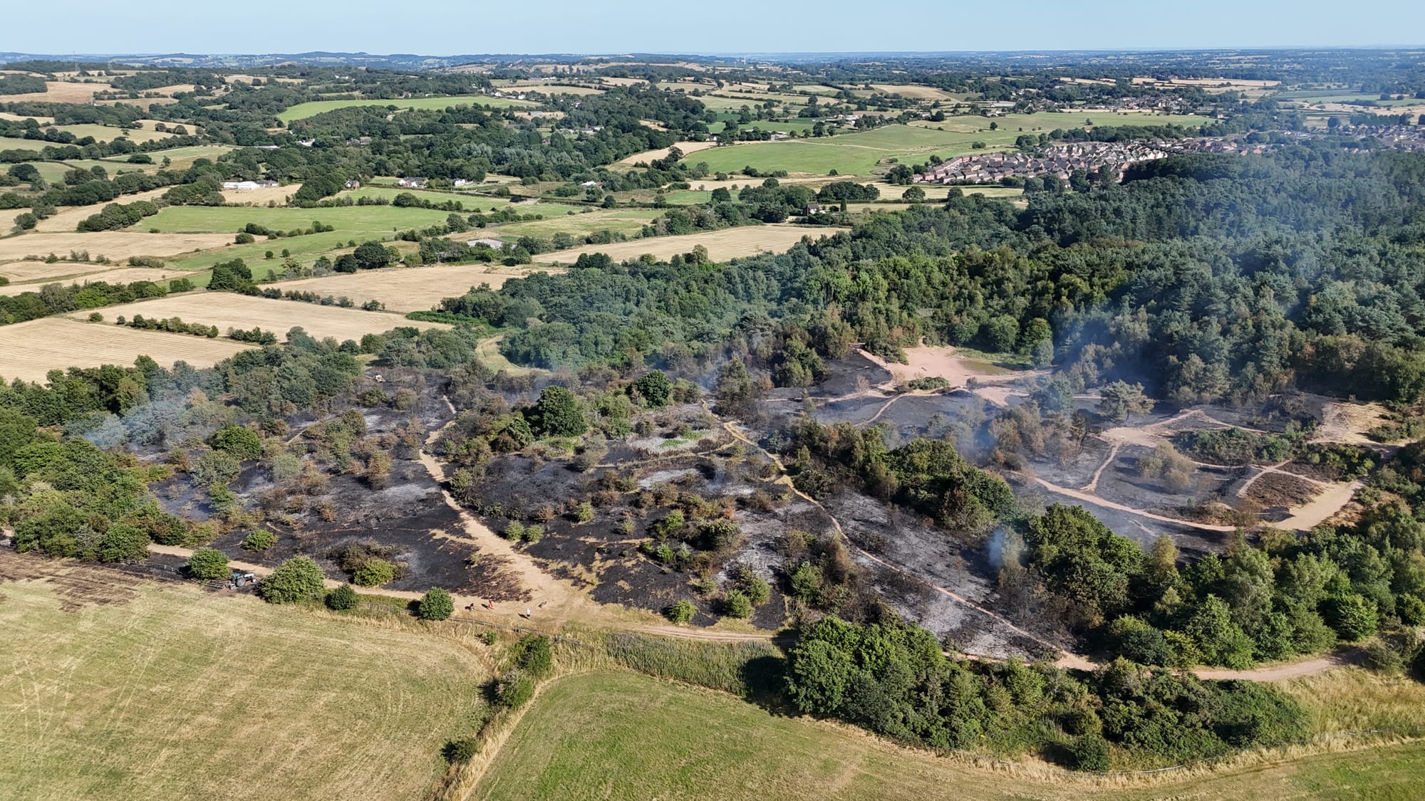 Drought and fires; the stark impact of climate change in Staffordshire