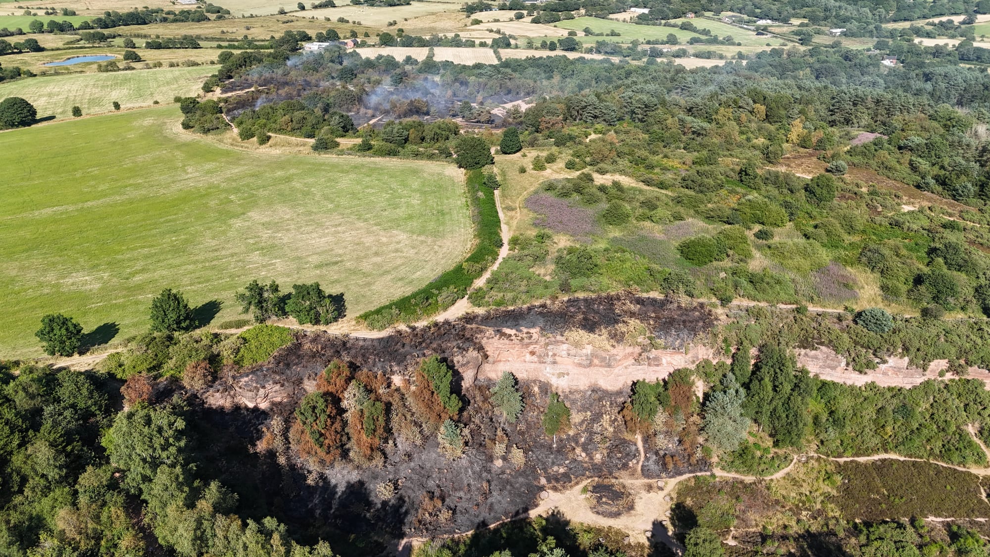Drought and fires; the stark impact of climate change in Staffordshire