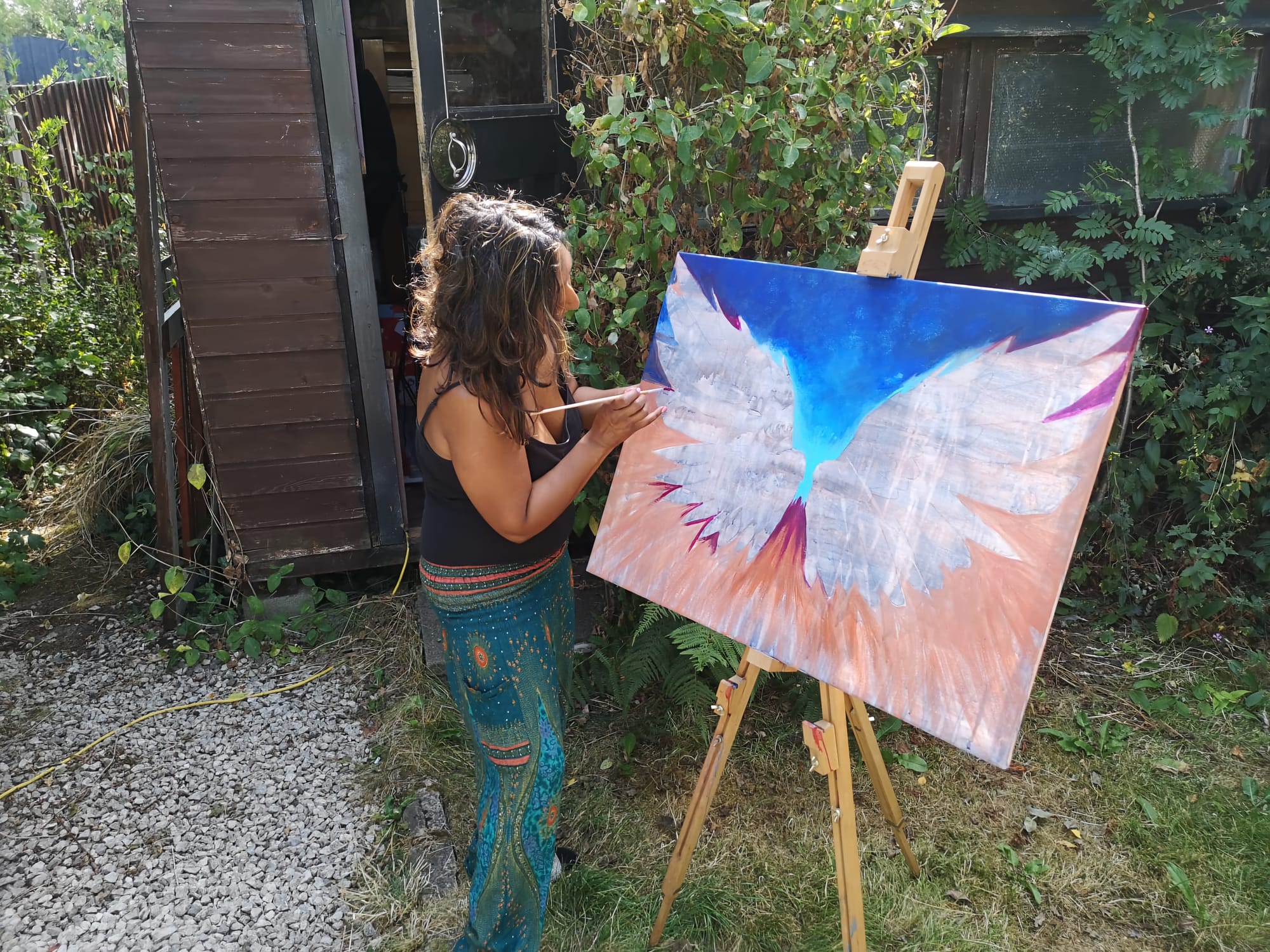 Internationally Exhibited Artist Simmi Sandhu Brings The Divine Feminine to Great Wood Hall