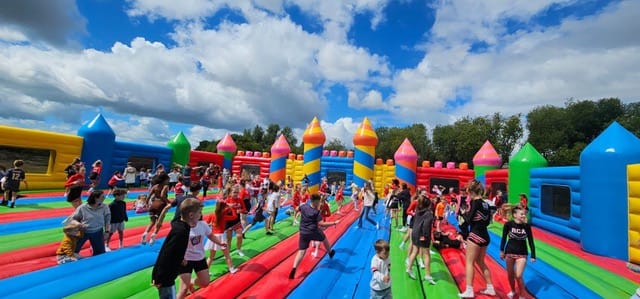UK's biggest inflatable obstacle course is coming to Tamworth Castle this month, as part of 10th anniversary UK tour
