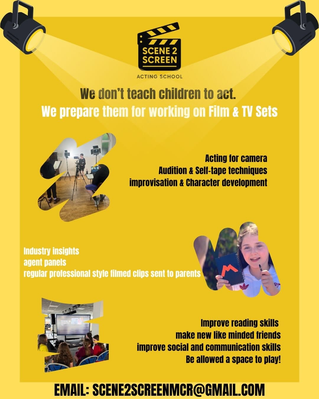 New Children’s Screen Acting Classes Launch in Stoke-on-Trent This September