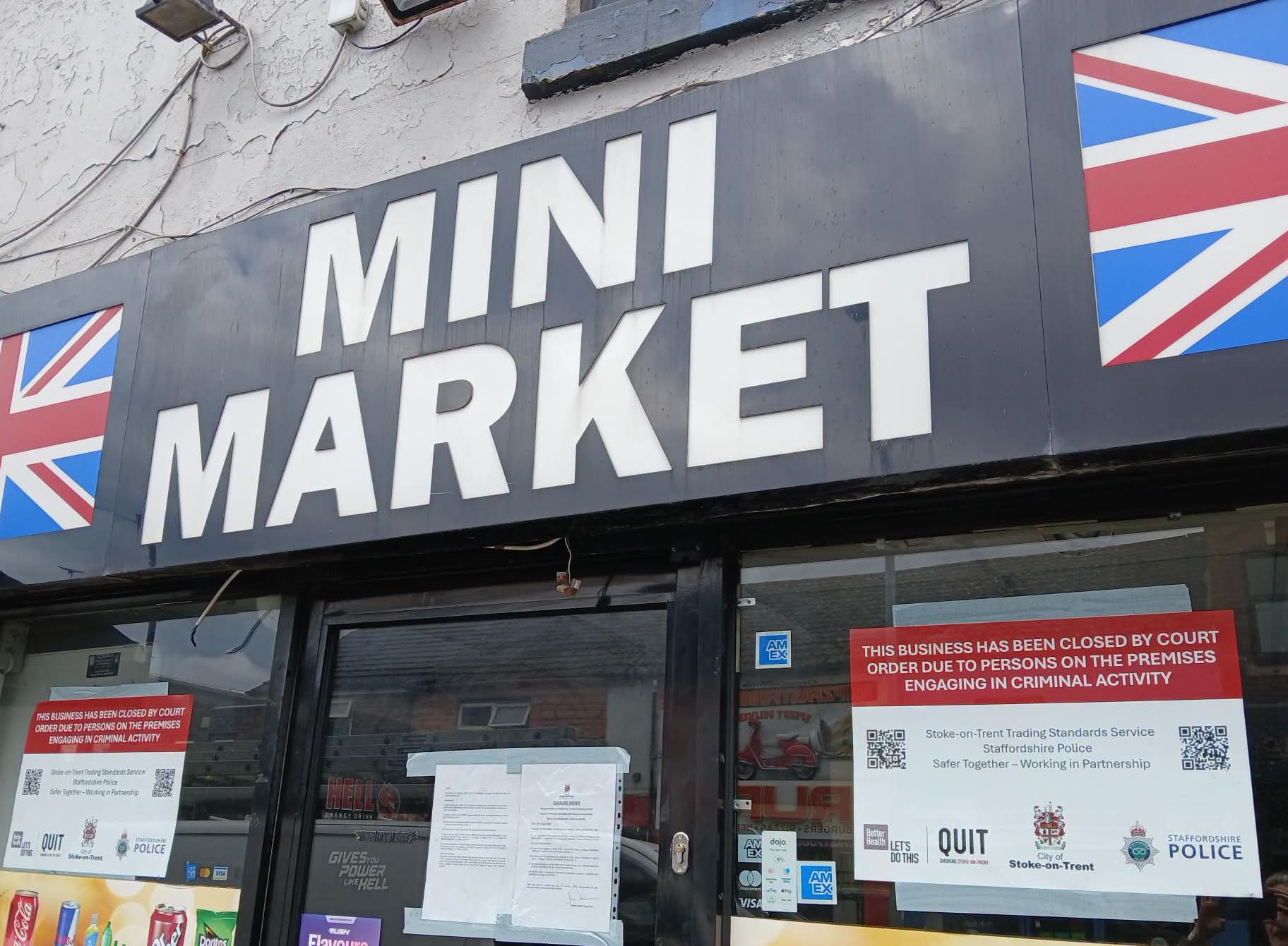 Two Stoke-on-Trent premises closed after £24,000 illegal products seizure