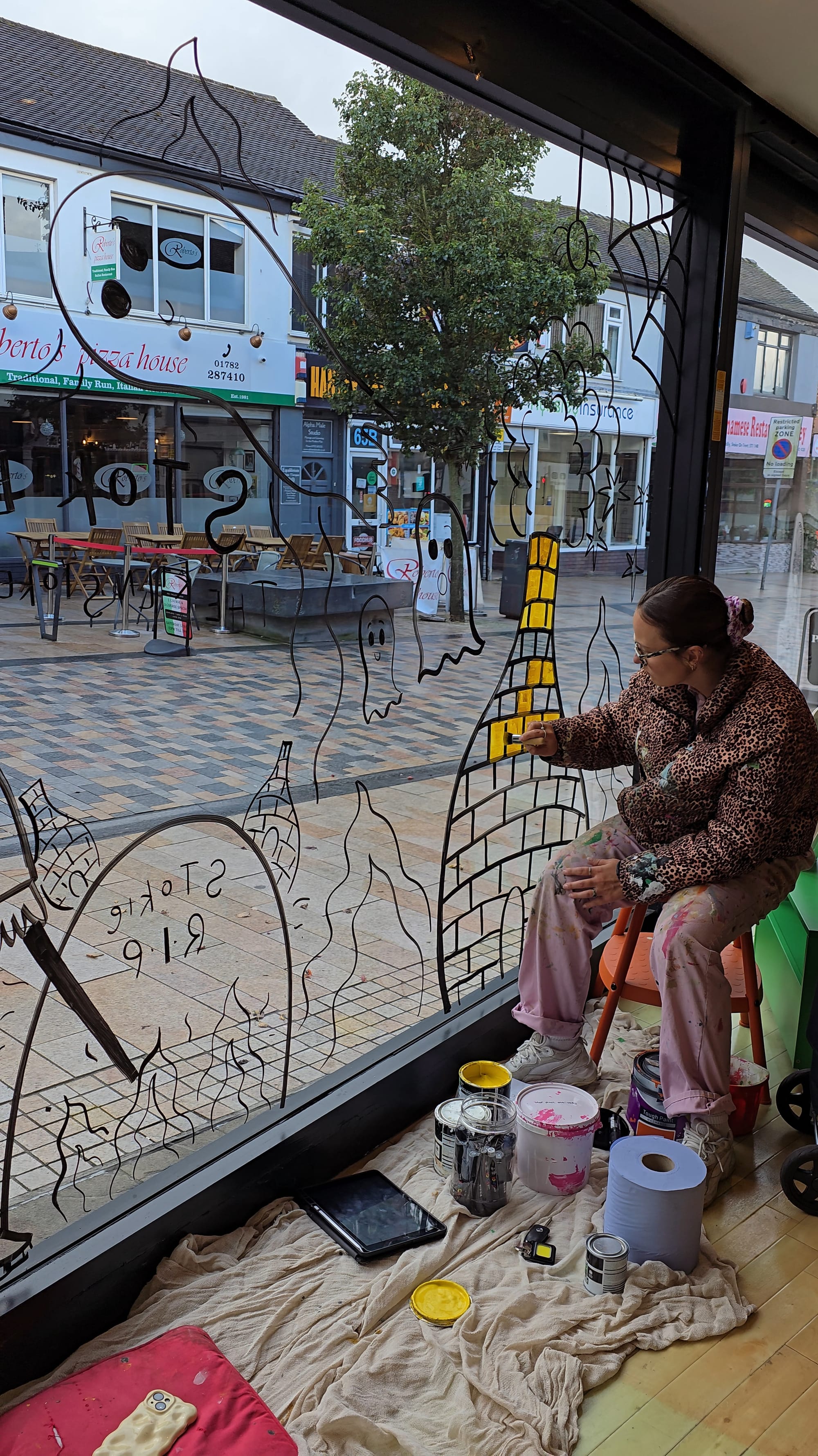 Potteries Poltergeists Window Trail Brings Local Folklore to Life in Hanley