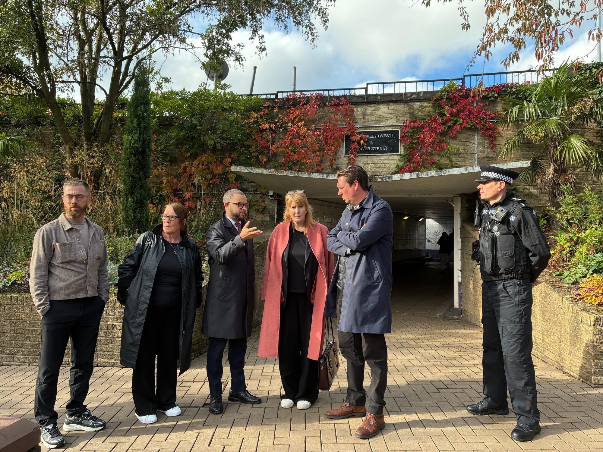 Policing Minister Sarah Jones visited Newcastle-under-Lyme to discuss the introduction of new Respect Orders. Photo by Phil Corrigan.