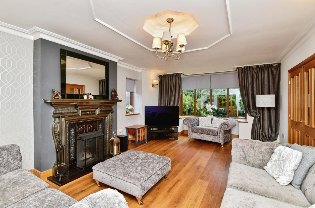 Inside a Five-Bedroom Meir Heath Home with Stunning Gardens