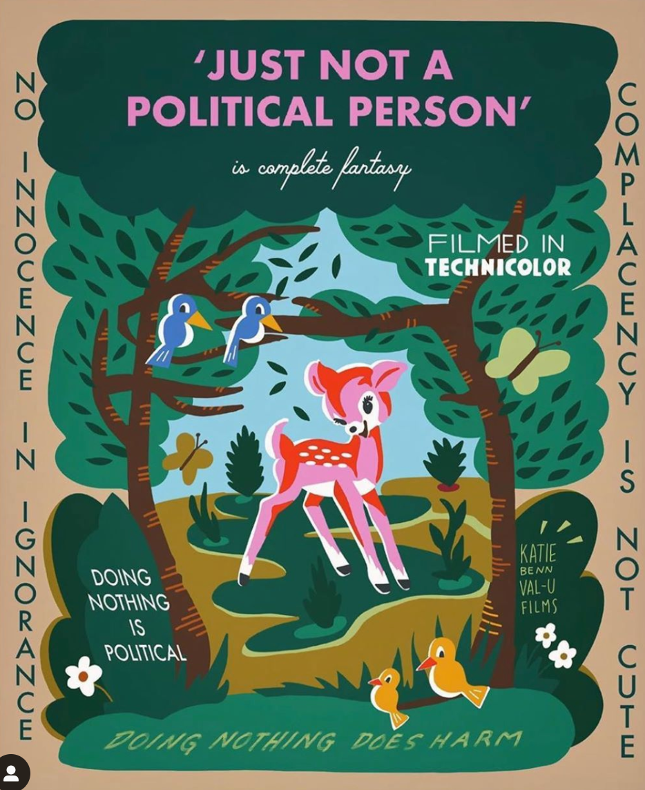 EWW: Yes, you're political