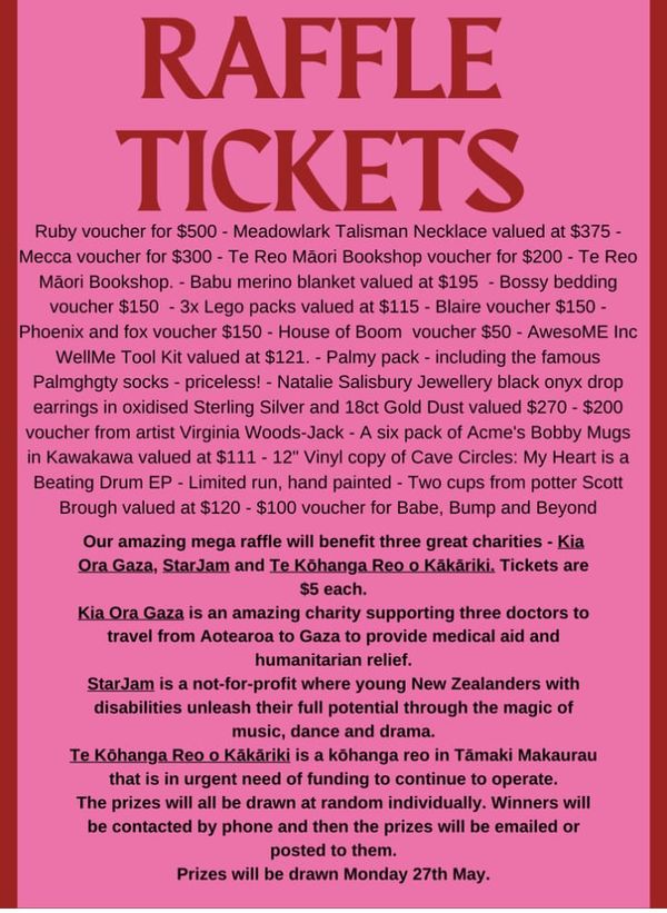 A chance to give back with the mega raffle of your dreams!