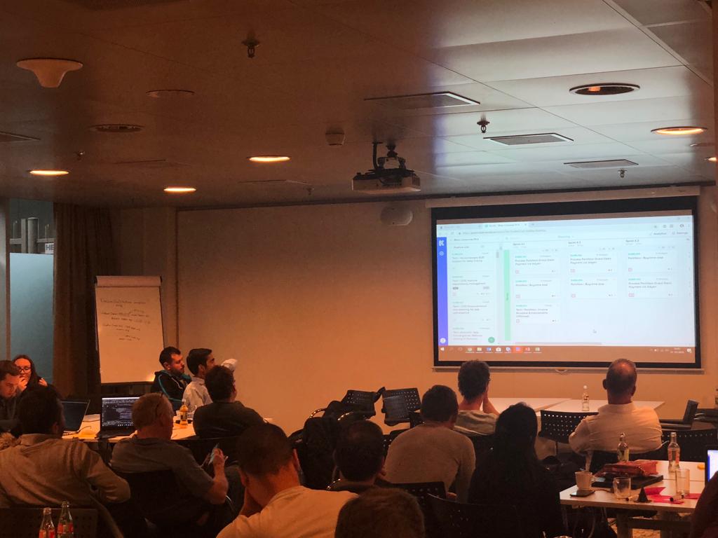demonstration of how a System Demo is held using Kendis