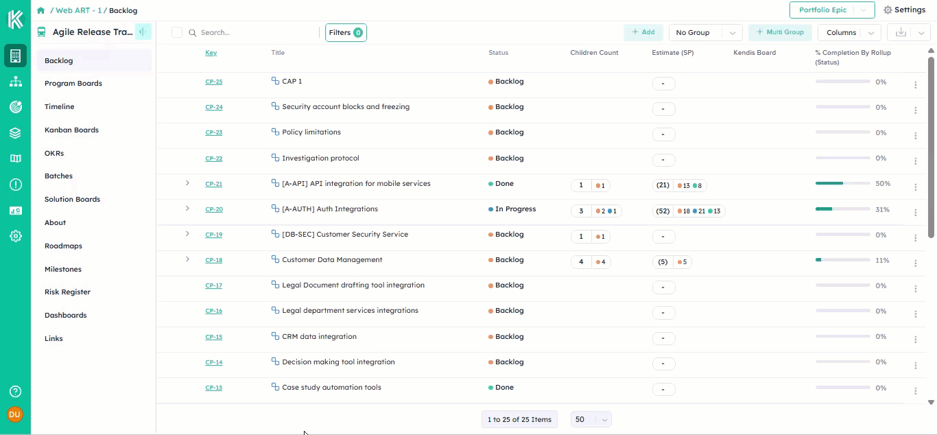 Step by Step Navigation of setting up Kendis Collection Links Feature in Kendis Org Views