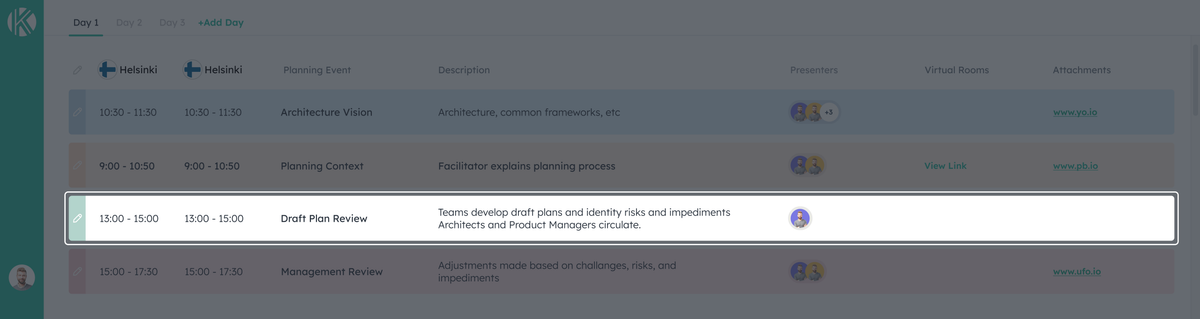 Draft Plan Review in Pl Planning