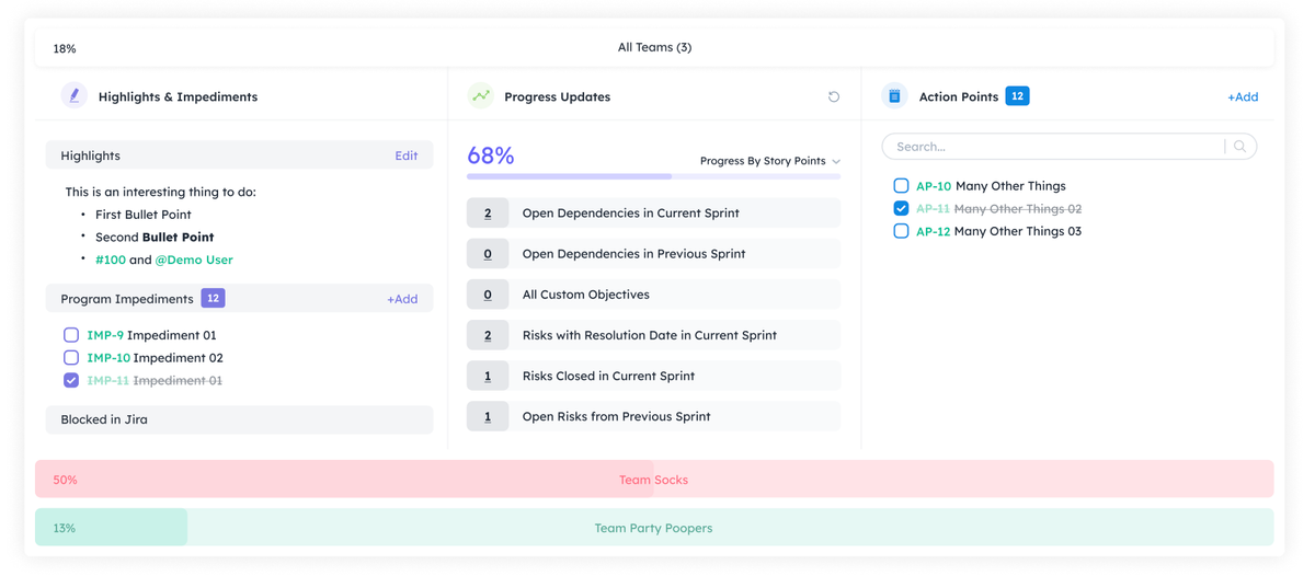 Scrum of Scrums Feature - Quick Guide
