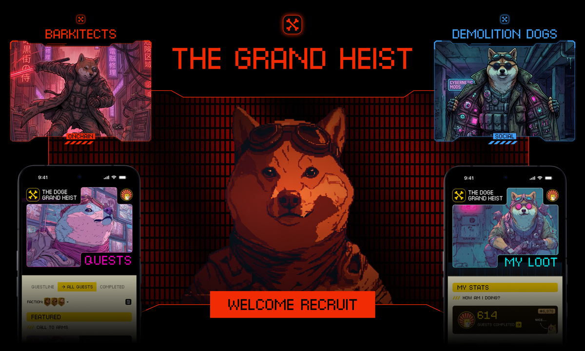 The Grand Heist Is Where the Dogecoin Economy Starts
