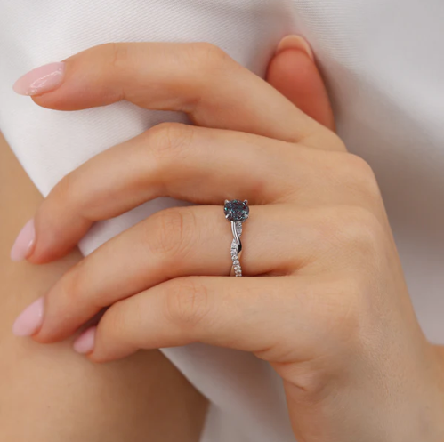 Ethical Sustainable Affordable Lab Grown Diamond alexandrite lab grown gemstone and natural diamond Engagement Rings UK