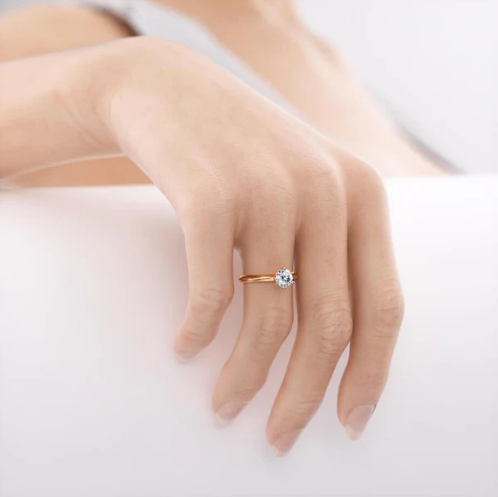 Ethical Sustainable Affordable Lab Grown Diamond and natural diamond in Rose Gold Engagement Rings UK