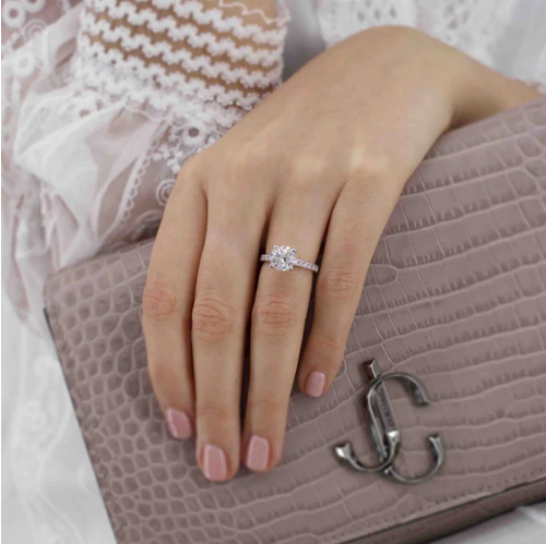 Ethical Sustainable Affordable Lab Grown Diamond and natural diamond platinum Engagement Rings UK