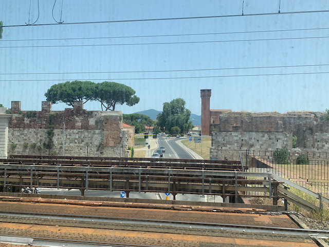 Day 5 morning in the train On the way to Genoa