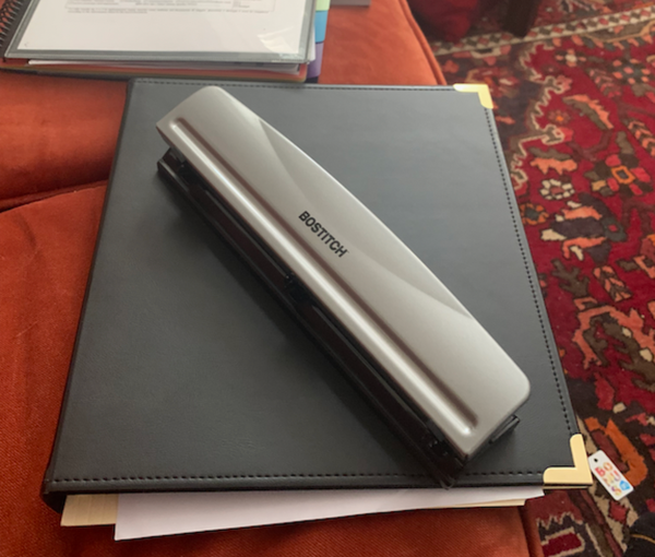 Three ring binders in the 21st Century