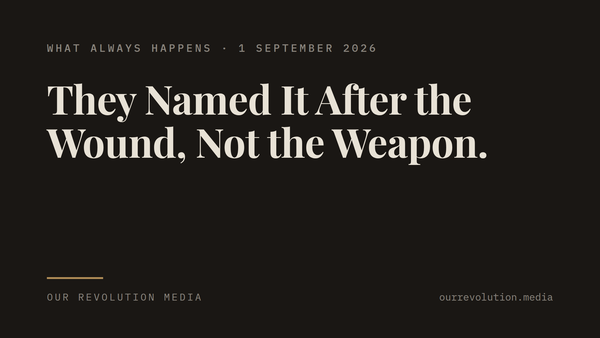They Named It After the Wound, Not the Weapon.