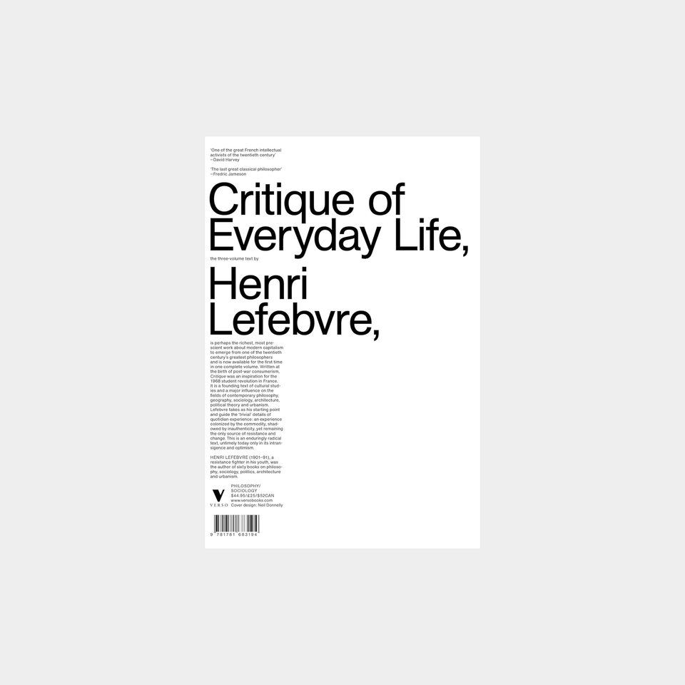 Critique of Everyday Life