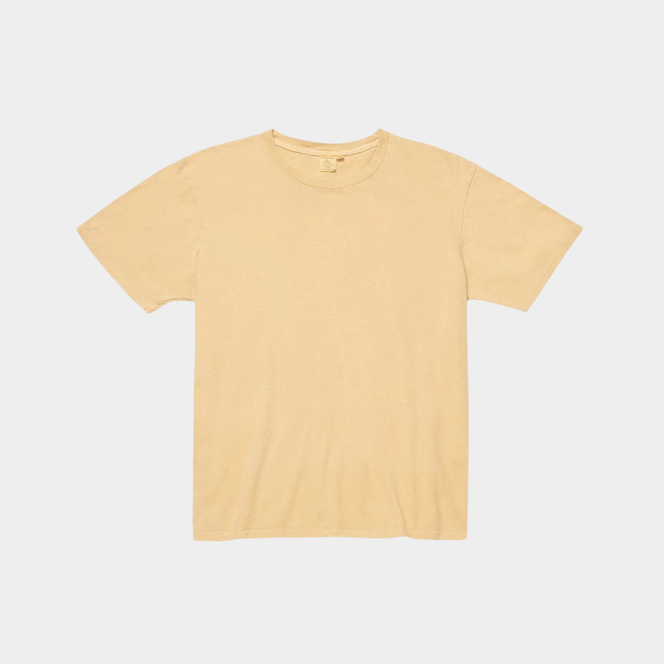 Natural Dye Pomegranate + Chestnut Organic Crew Tee