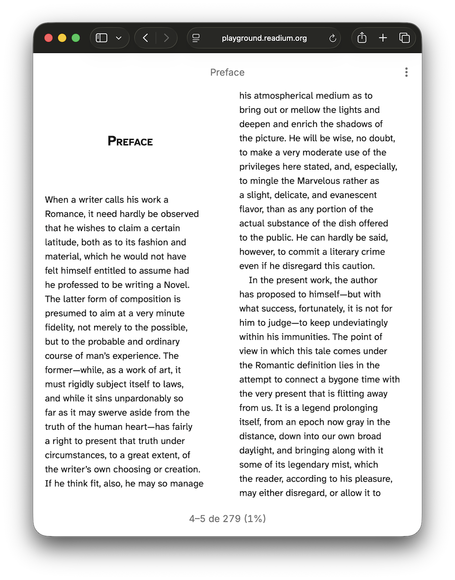 Two columns of text on a much narrower width.