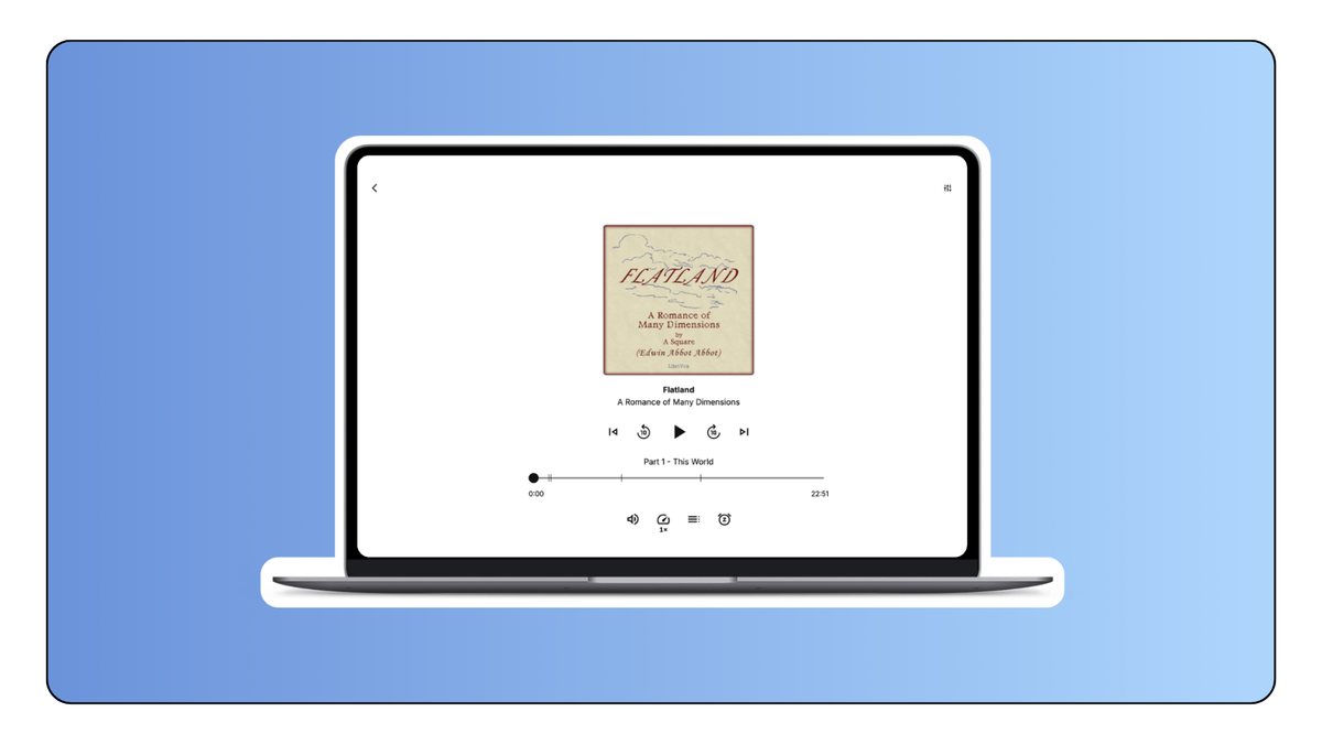Audiobooks support in Readium Web