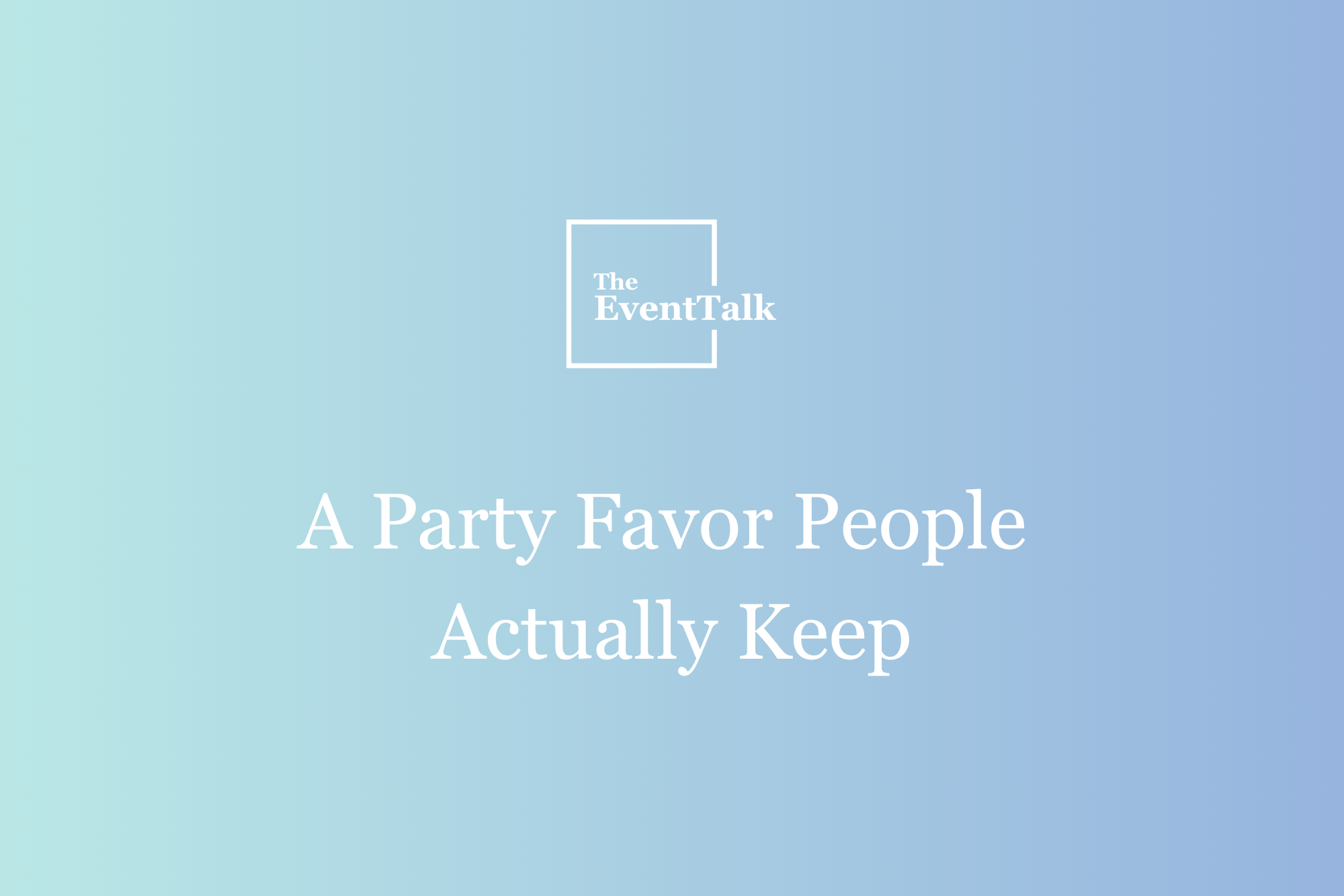 A Party Favor People Actually Keep: Custom Bobbleheads