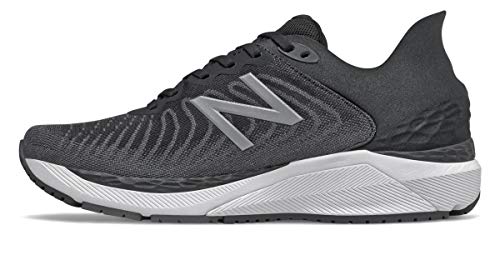 New Balance Men's Fresh Foam 860v11, Black/White, 12 Medium