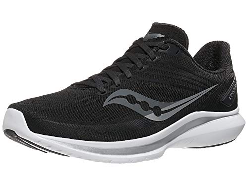 Saucony Men's Kinvara 12, Black/Silver, 11 Medium