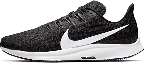 Nike Men's Air Zoom Pegasus 36 Running Shoe X Wide Black/White/Thunder Grey Size 8 X-Wide US