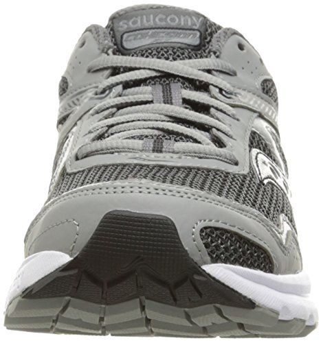 Saucony Men's Cohesion 10 Running Shoe, Grey/Silver, 12