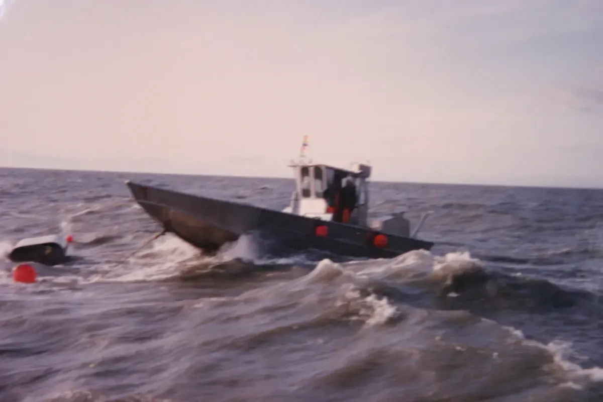 Commercial Salmon Fishing: Setting The First Net
