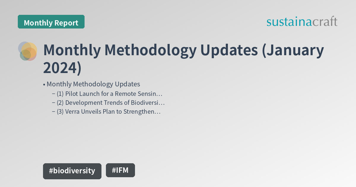 Monthly Methodology Updates (January 2024)
