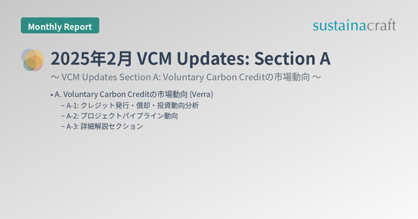 2025年2月 VCM Updates: Section A