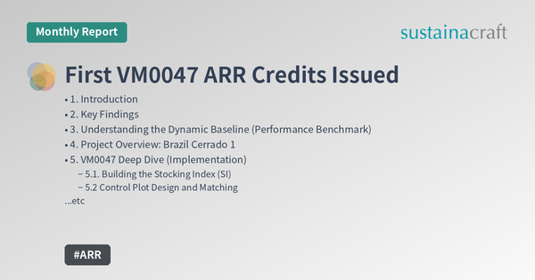 First VM0047 ARR Credits Issued