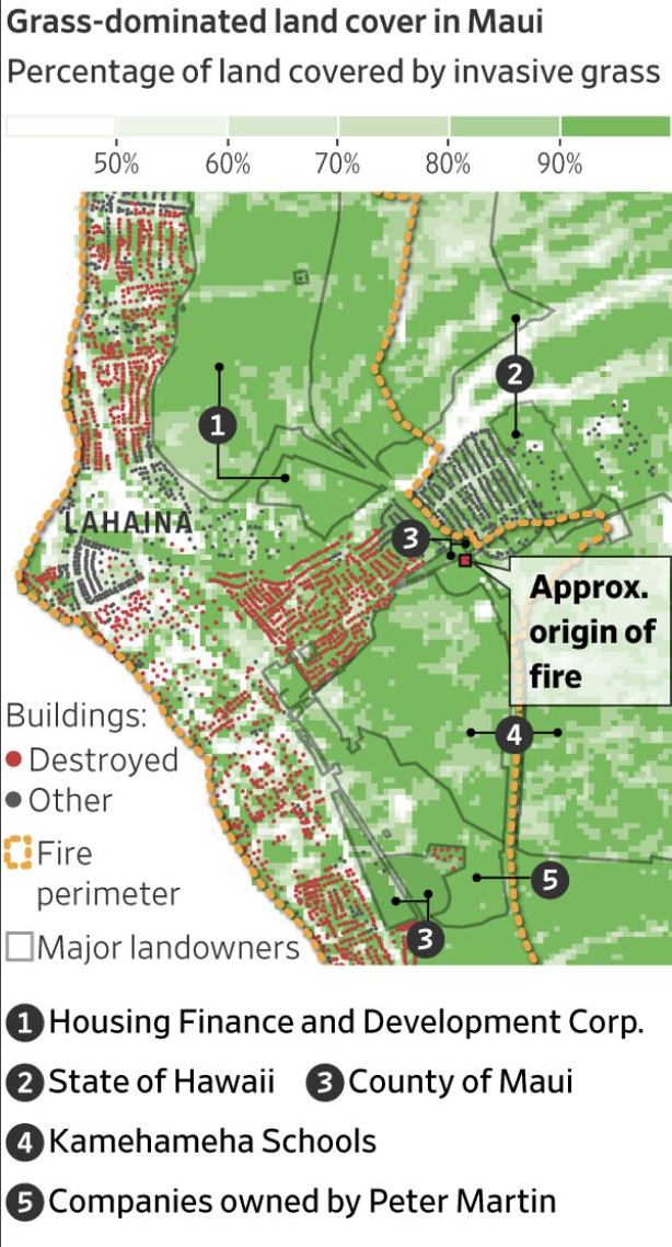 A map of the Maui fiver coverage area
