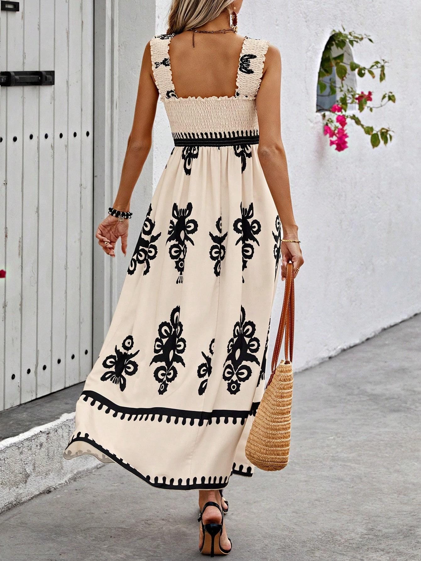 Detalle del vestido SHEIN VCAY