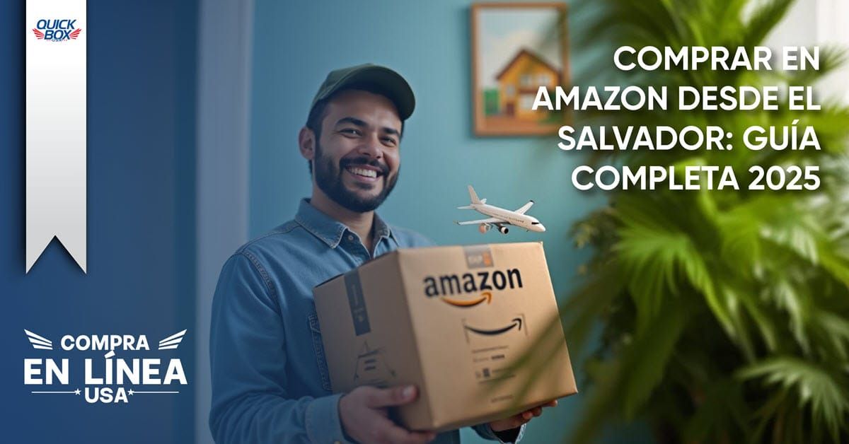 Amazon hace envíos a El Salvador a través de Quick Box USA