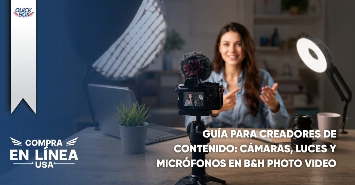 Guía para creadores de contenido: cámaras, luces y micrófonos en B&H Photo Video
