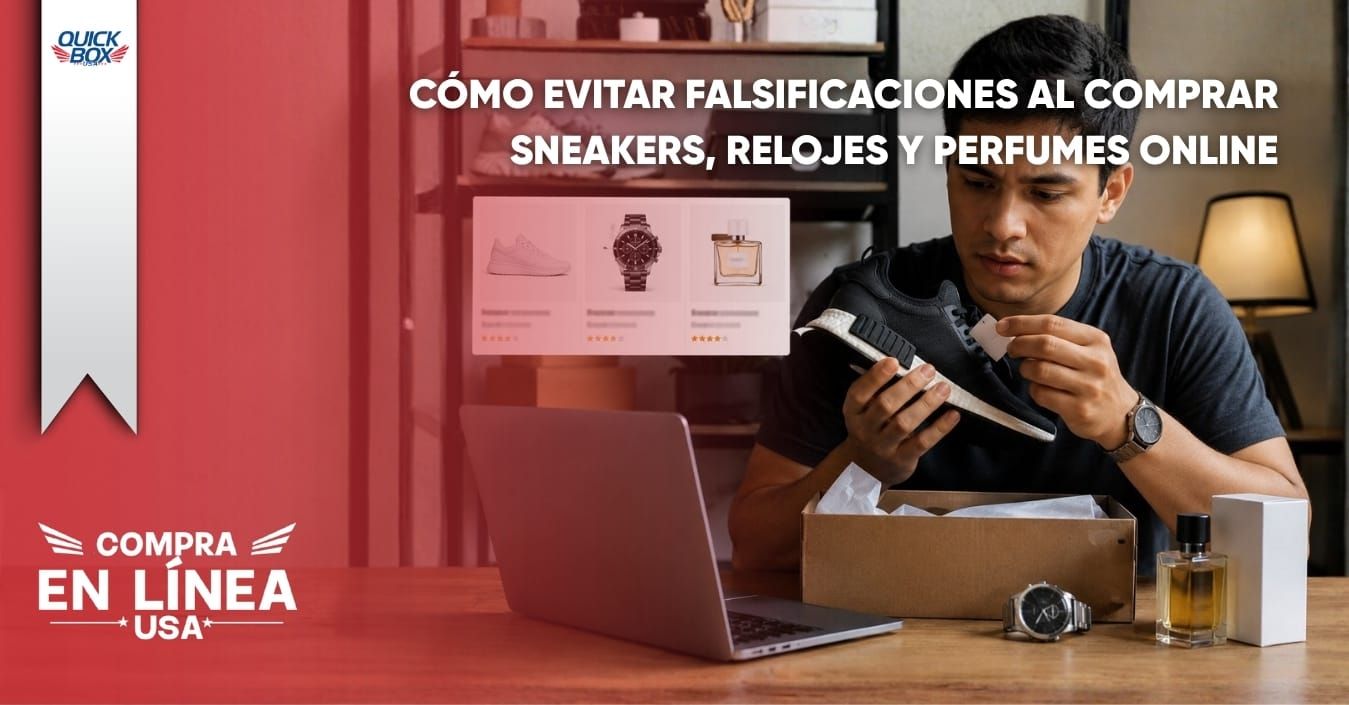 Cómo evitar falsificaciones al comprar sneakers, relojes y perfumes online