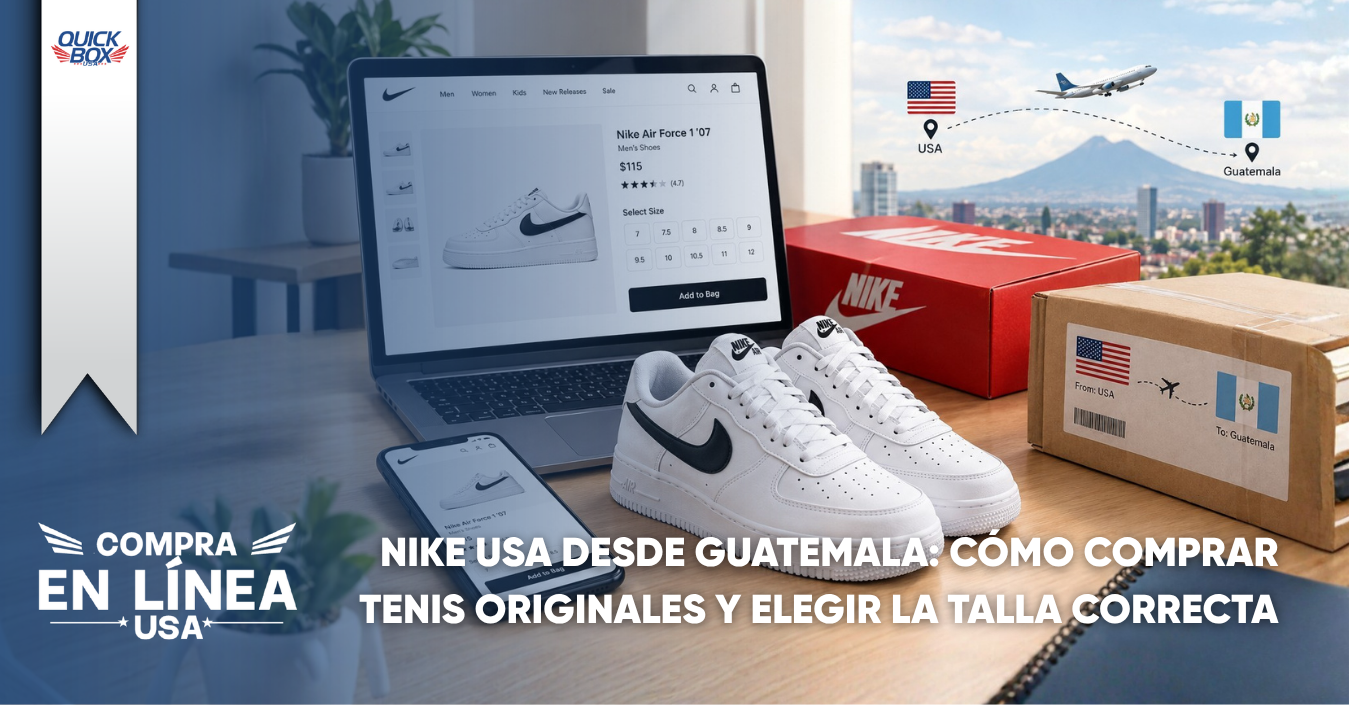 Nike USA desde Guatemala: cómo comprar tenis originales y elegir la talla correcta